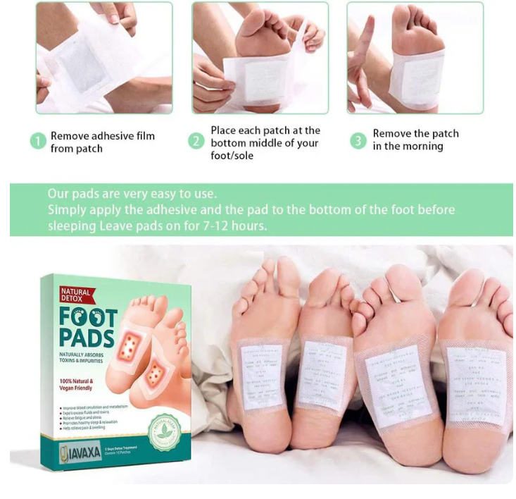 ✨ Premium Detox Foot Patches 🩹🌿 (Pack of 20) BUY 10 GET 10 FREE 🎁