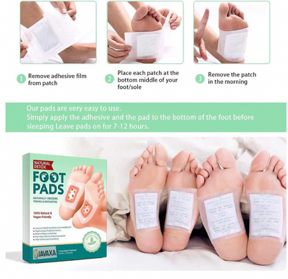 ✨ Premium Detox Foot Patches 🩹🌿 (Pack of 20) BUY 10 GET 10 FREE 🎁